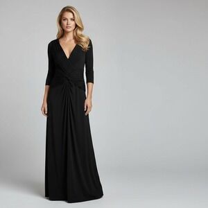 Tadashi Shoji Collection Women's Black Maxi Dress - Size: Large